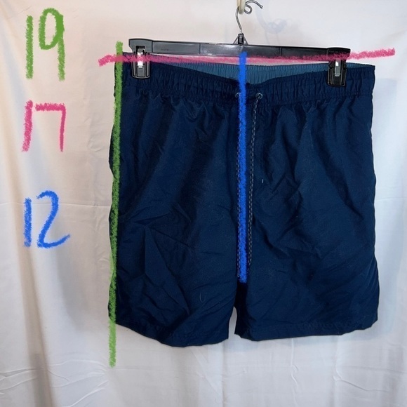 George Swim Trunks Above the Knee Pull on Elastic Waist Shorts Mesh Lined Shorts - Picture 7 of 8
